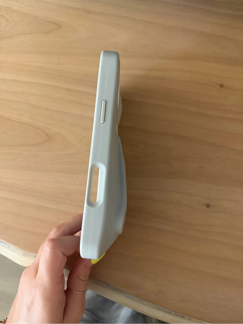 RHODE Mint Green Phone Case with Built-In Grip Stand